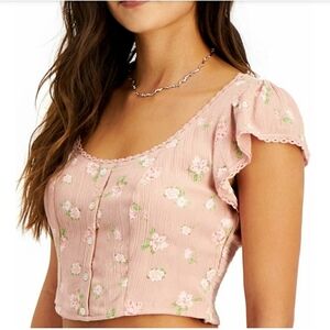 Lucky Brand women's Cropped Top Size M